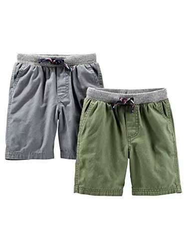 Simple Joys by Carter's Pantaloncini Bambini e Ragazzi, Pacco da 2