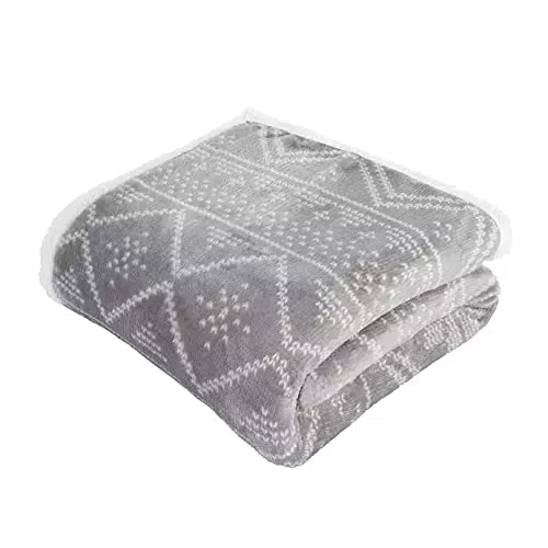 Sleepdown - Copriletto in flanella stampata Fairisle