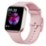 Smartwatch Uomo Donna 2023, 1, 69'' Schermo Curvo Orologio Fitness Cardiofrequenzimetro da polso, rosa
