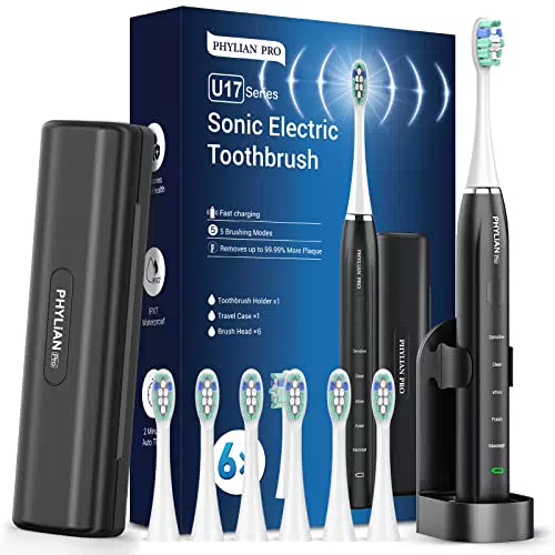 Spazzolino Elettrico Sonico PHYLIAN Pro