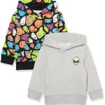 Spotted Zebra Felpa con Cappuccio in Pile Bambini e Ragazzi
