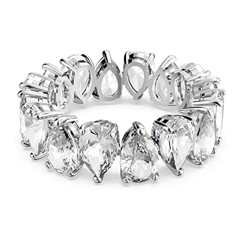 Swarovski Anello Vittore, Swarovski Zirconi con taglio Pear
