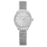 Swarovski Attract Orologio, con Full Pavé di Cristalli Swarovski e Bracciale in Metallo