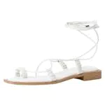Tamaris 1-1-28105-28, Sandali Bassi Donna, Bianco