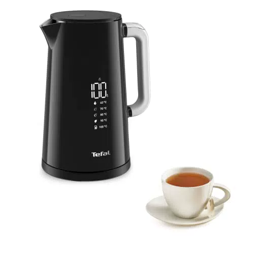 Tefal Smart N' Light 1.7L Noir KO850810 Bouilloire avec contrôle affichage Digital 5 choix de température Nero Bollitore con Controllo Display scelte