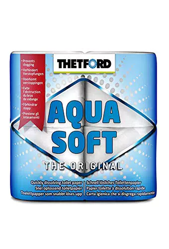 Thetford 30010 20127 Aqua Soft, 4 rollos, White, unica ”fuori produzione”