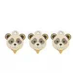 THUN - Set 3 Biglietti Chiudipacco Panda - Carta - 5