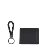 Tommy Hilfiger set portafoglio con portachiavi, nero