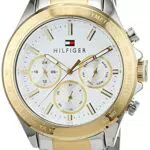 Tommy Hilfiger Orologio Analogico Multifunzione al Quarzo da Uomo con Cinturino in Acciaio Inossidabile Bicolore - 1791226