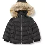 Tommy Hilfiger Piumino Essential 980, Black, 9 Mesi Bambine e Ragazze