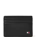 Tommy Hilfiger Portacarte Eton CC Holder in Pelle, Nero