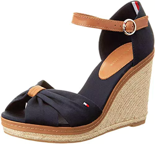 Tommy Hilfiger Sandali Donna Iconic Elena Sandal con Zeppa