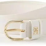 Tommy Hilfiger cintura da donna, altezza 2.5 cm, Feather White