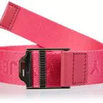 Tommy Jeans Tjw Ess Webbing Belt Cintura, Pink Alert