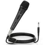 TONOR Microfono Dinamico Professionale 4, 8m Cavo per DVD/TV/KTV Audio/Risuonatore