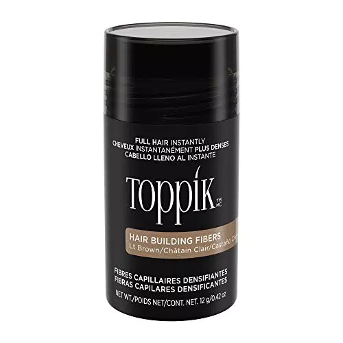 Toppik Fibre di cheratina per la costruzione dei capelli, Castano Chiaro (Light brown)