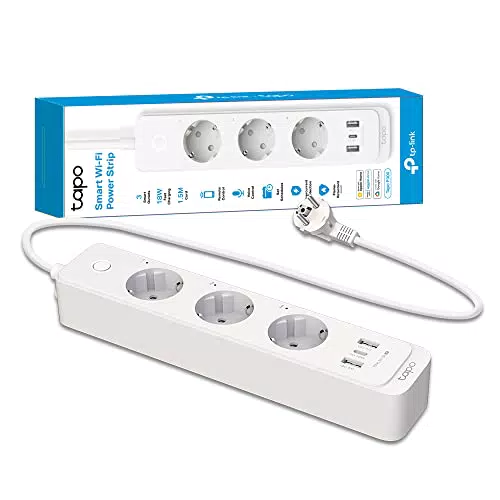 TP-Link Tapo P300 Ciabatta MultiPresa WiFi Intelligente, bianco
