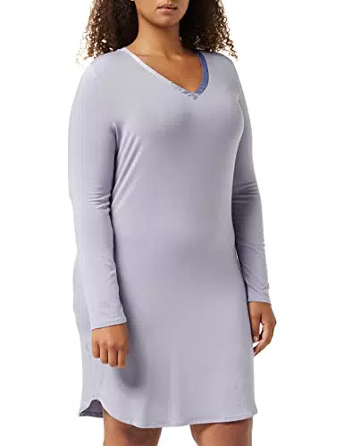 Triumph Climate Aloe NDK LSL Camicia da Notte, Morandi Grey