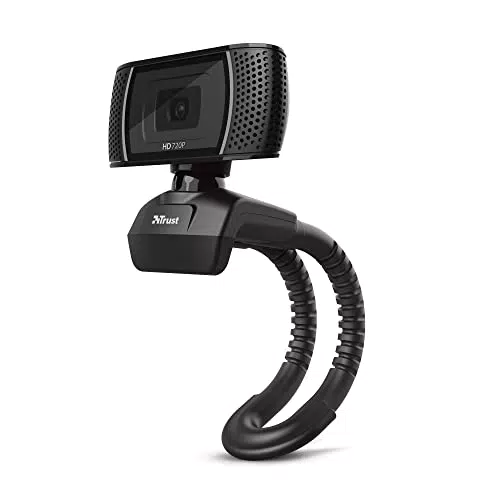 Trust Trino Webcam HD con Microfono Incorporati, 1280 x 720