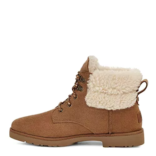 UGG Romely Heritage Lace, Stivale Classico Donna, Chestnut