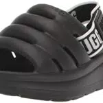 UGG Sport Yeah, Sandali Unisex - Bambini e ragazzi, Nero
