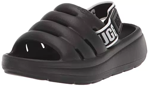 UGG Sport Yeah, Sandali Unisex - Bambini e ragazzi, Nero
