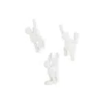 Umbra Buddy Ganci da parete, Set di 3, Bianco