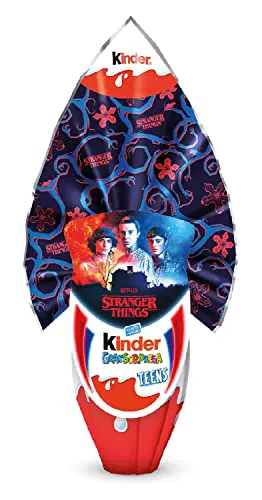 Uovo di Pasqua Kinder GranSorpresa Maxi, uovo di cioccolato finissimo al latte con sorpresa Stranger Things