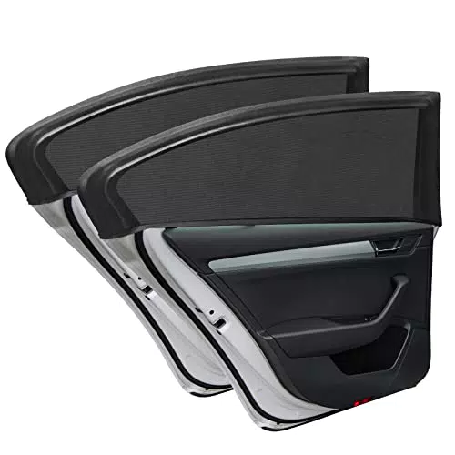 URAQT Tendine Parasole Auto Finestrino Laterale, 2 Pezzi Universali Parasole Auto Bambini