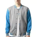 Urban Classics - Giacca Uomo in Stile College Old School