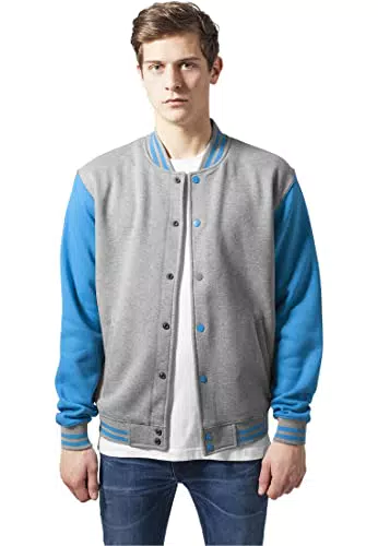 Urban Classics - Giacca Uomo in Stile College Old School