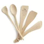 Set di 5 Utensili da cucina in legno