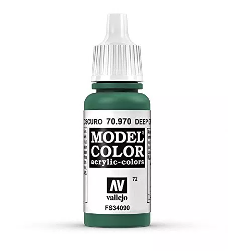 Vallejo 970 Model Color - Colore Acrilico, 17 ml, Deep Green