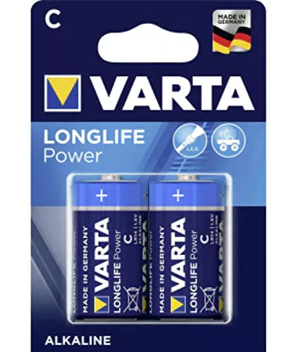 VARTA Longlife Power Batterie C Baby LR14 Batteria alcalina