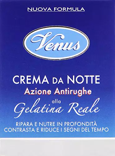 Venus - Crema Da Notte, Azione Antirughe, Alla Gelatina Reale - 50 Ml -