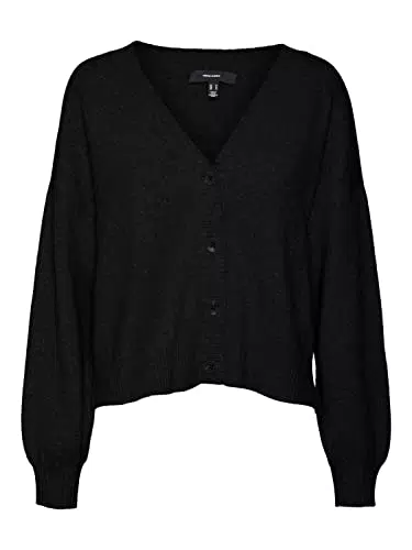 Vero Moda Vmdoffy LS-Cardigan Ganoos con Scollo a V Maglione
