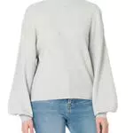 Vero Moda Vmnancy Highneck Volume Blouse Ga Boo Maglione