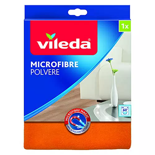 Vileda Panno Polvere, Panno in Microfibra con Azione Elettrostatica