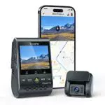 VIOFO Dash Cam 2K 1440P, A129 Plus Telecamera per Auto Doppia con GPS Wifi