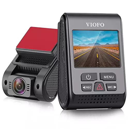 VIOFO Dash Cam per Auto 2.5K Quad HD GPS, A119V3 2560 x 1600P Cam Avanti Sensore Parcheggio 48h 3 Mode
