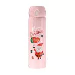 Bottiglia D'Acqua in acciaio inox Portatile Da 500Ml Con Motivo Natalizio