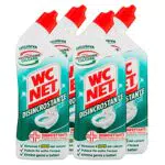 Wc Net - Disincrostante Disinfettante Gel per Sanitari e Superfici, 700 ml x 4 Pezzi