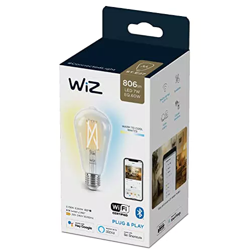 WiZ Lampadina Smart Wi-Fi con Controllo Vocale