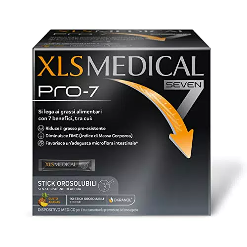 XLS Medical Pro-7 per la Perdita di Peso, Clinicamente Testato, 90 Stick Orosolubili