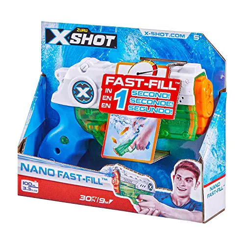 Xshot - Pistola ad acqua giocattolo Nano Fast Fill
