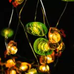 Xzeemo Catena di Luci a LED per Pasqua, Luci LED a Batteria