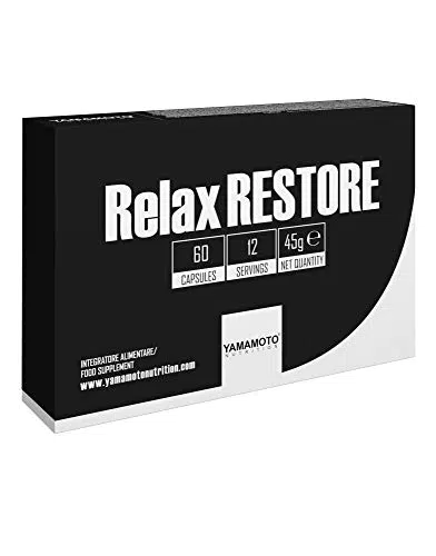 Yamamoto Nutrition Relax integratore alimentare con melatonina, valeriana, gaba - 40 Gr
