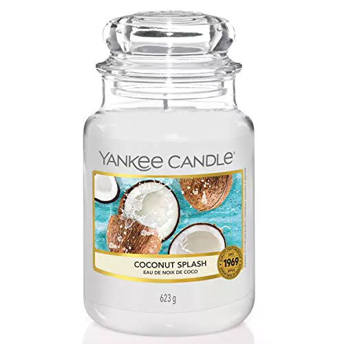 Yankee Candle Candela Profumata In Giara Grande, Latte Di Cocco