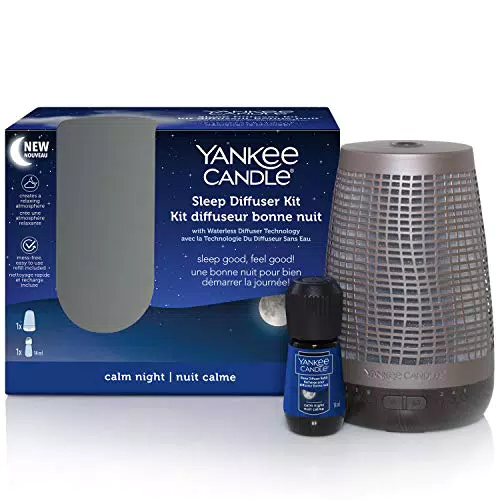 Yankee Candle kit di base Diffusore elettrico con Ricarica fragranza Calm Night