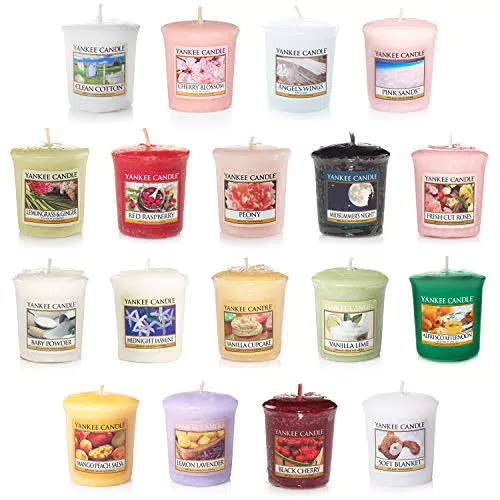 Yankee Candle set di 18 candele, fragranze varie